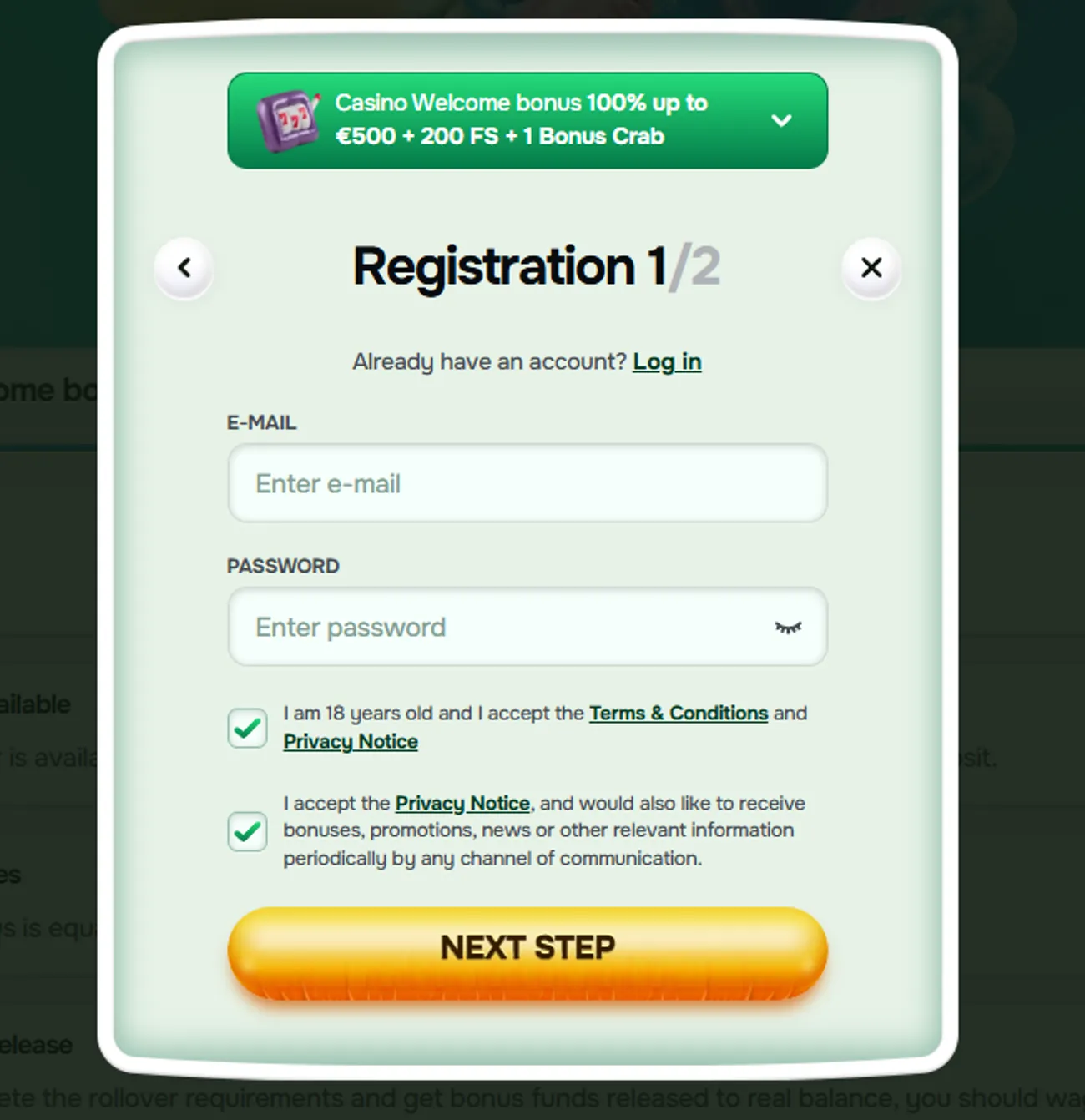 Luva bet online